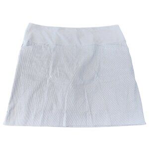 SC. & Co Stretch Skort Womens Size XL Blue Striped Preppy Golf Pickleball Tennis